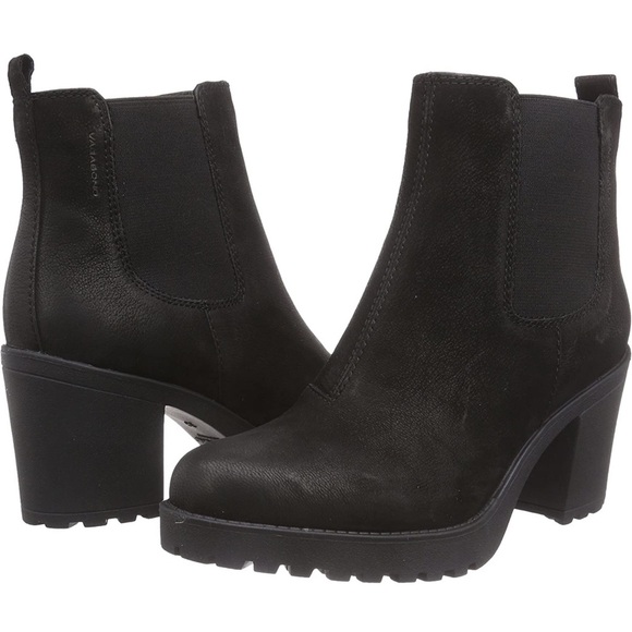 Vagabond Black Grace Platform Boots Size 39 - Picture 4 of 4